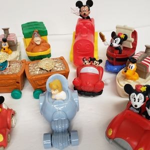 Disney Push and Wind Vintage Play Disney and Friends Toy Set